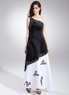 Robe de Bal de Promo Ligne-A/Princesse Une epaule Longueur cheville Satin Robe de Bal de Promo avec Appliques (018015907) Robe de Bal de Promo Ligne-A/Princesse Une epaule Longueur cheville Satin Robe de Bal de Promo avec Appliques (018015907)