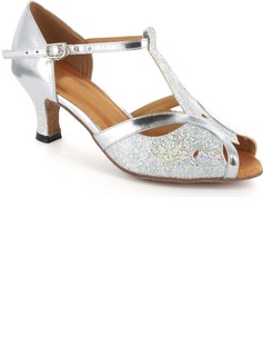 Chaussures de danse Paillettes scintillantes Cuir verni Chaussures à talons Sandales Danse latine Salle de bal Bröllop Partie Chaussures de danse avec Lanière en T (053021494) Chaussures de danse Paillettes scintillantes Cuir verni Chaussures à talons Sandales Danse latine Salle de bal Bröllop Partie Chaussures de danse avec Lanière en T (053021494)