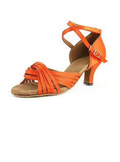 Dansschoenen satijn Hakken Sandalen Latijn Dansschoenen met Enkelriempje (053013039) Dansschoenen satijn Hakken Sandalen Latijn Dansschoenen met Enkelriempje (053013039)