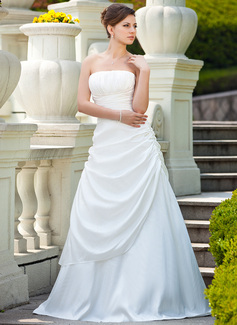 Robe de Mariée Ligne-A/Princesse Sans bretelles Traine longue Taffetas Robe de Mariée avec Ondulé (002000692) Robe de Mariée Ligne-A/Princesse Sans bretelles Traine longue Taffetas Robe de Mariée avec Ondulé (002000692)