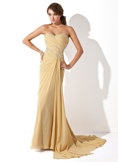 Robe de Bal de Promo Ligne-A/Princesse Cœur Assymetrique Mousseline Robe de Bal de Promo avec Ondulé Brodé (018021083) Robe de Bal de Promo Ligne-A/Princesse Cœur Assymetrique Mousseline Robe de Bal de Promo avec Ondulé Brodé (018021083)