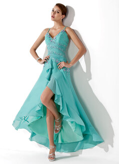 Robe de Bal de Promo Ligne-A/Princesse Cœur Assymetrique Mousseline Robe de Bal de Promo avec Ondulé Perles Appliques Sequins (018005063) Robe de Bal de Promo Ligne-A/Princesse Cœur Assymetrique Mousseline Robe de Bal de Promo avec Ondulé Perles Appliques Sequins (018005063)