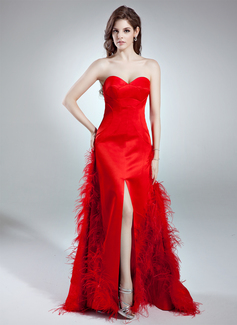 Robe de Bal de Promo Sirene Cœur Traine longue Satin plastique Robe de Bal de Promo avec pétales (018016100) Robe de Bal de Promo Sirene Cœur Traine longue Satin plastique Robe de Bal de Promo avec pétales (018016100)
