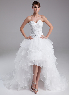 Robe de Bal de Promo Ligne-A/Princesse Cœur Assymetrique Organza Satin Robe de Bal de Promo avec Dentelle Brodé (018014995) Robe de Bal de Promo Ligne-A/Princesse Cœur Assymetrique Organza Satin Robe de Bal de Promo avec Dentelle Brodé (018014995)