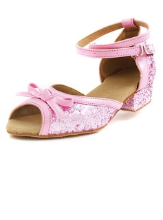 Dansschoenen Imitatieleer Sprankelende Glitter Sandalen Latijn Danszaal Dansschoenen met Bowknot Enkelriempje (053013003) Dansschoenen Imitatieleer Sprankelende Glitter Sandalen Latijn Danszaal Dansschoenen met Bowknot Enkelriempje (053013003)