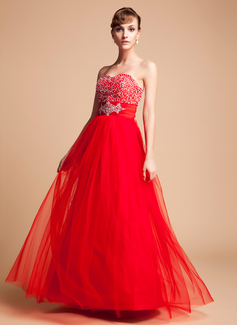 Robe de Bal de Promo Ligne-A/Princesse Cœur Longeur au sol Taffetas Tulle Robe de Bal de Promo avec Ondulé Brodé Pailleté (018004797) Robe de Bal de Promo Ligne-A/Princesse Cœur Longeur au sol Taffetas Tulle Robe de Bal de Promo avec Ondulé Brodé Pailleté (018004797)