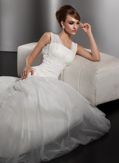 Robe de Mariée Sirene Encolure carrée Traine courte Satin Tulle Robe de Mariée avec Ondulé Dentelle Perlé (002000628) Robe de Mariée Sirene Encolure carrée Traine courte Satin Tulle Robe de Mariée avec Ondulé Dentelle Perlé (002000628)