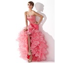 Zeemeermin Sweetheart A-Symmetrisch Organza Satin Galajurk met Roes Kraal Lovertjes (018005075) Zeemeermin Sweetheart A-Symmetrisch Organza Satin Galajurk met Roes Kraal Lovertjes (018005075)