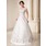 Ligne-A/Princesse Encolure carrée Longeur au sol Satin Tulle Robe de Mariée avec Broderie Ondulé Perlé Sequins (002012175)