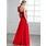 A-Lijn/Prinses Een-Schouder Vloerlengte Chiffon Avondjurk met Roes Bloem(En) (017002599)