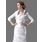 Coupe droite Cœur Traine courte Satin Robe de Mariée avec Ondulé (002001182)