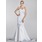 Sirene Cœur Traine courte Charmeuse Robe de Mariée avec Ondulé Dentelle Perlé (002000445)