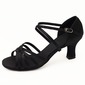 Satin Chaussures à talons Sandales Danse latine Chaussures de danse (053011478)