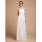 Empire Col rond Longeur au sol Tulle Robe de Mariée avec Ondulé (002014502) Empire Col rond Longeur au sol Tulle Robe de Mariée avec Ondulé (002014502)