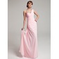 Gaine Une epaule Longeur au sol Mousseline Robe de Bal de Promo avec Ondulé Brodé (018004880) Gaine Une epaule Longeur au sol Mousseline Robe de Bal de Promo avec Ondulé Brodé (018004880)