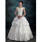 bal Hors épaule Longeur au sol Taffetas Robe de Mariée avec Perlé Fleurs (002012128) bal Hors épaule Longeur au sol Taffetas Robe de Mariée avec Perlé Fleurs (002012128)