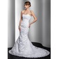 Sirene Cœur Traîne Chapelle Satin Tulle Robe de Mariée avec Dentelle Perlé (002011967) Sirene Cœur Traîne Chapelle Satin Tulle Robe de Mariée avec Dentelle Perlé (002011967)