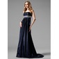 Keizer Strapless Korte Sleep Satijnzijde Avondjurk met Kraal (017004366) Keizer Strapless Korte Sleep Satijnzijde Avondjurk met Kraal (017004366)